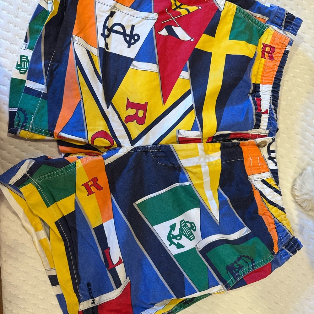 Ralph Lauren Multicolor Nautical Shorts